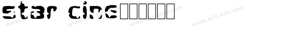 Star Cine字体转换